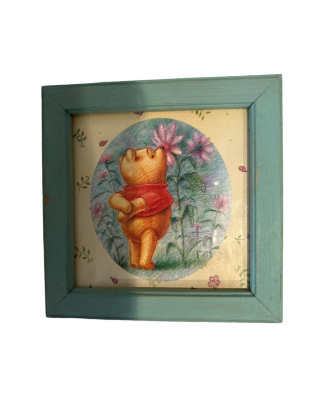 Winnie The Poop (3) Framed 4.5”x4.5” Art 1058 - Picture 4 of 7